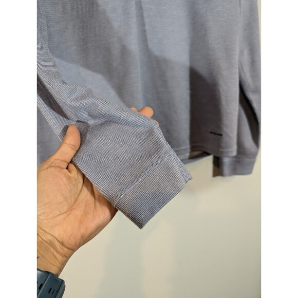 Patagonia Pullover Women M Light Blue Capilene 1/2 Zip Baselayer Athletic Top - Picture 3 of 6